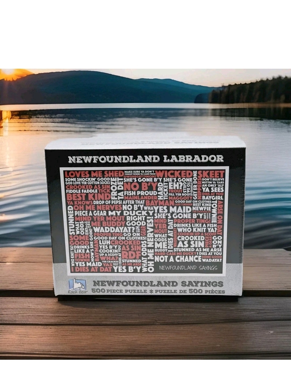 Newfoundland Sayings 500 Piece Puzzle St. Johns Newfoundland & Labrador